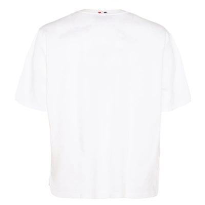 Shop Thom Browne Oversized Short Sleeve Pocket Tee In Milano Cotton In White