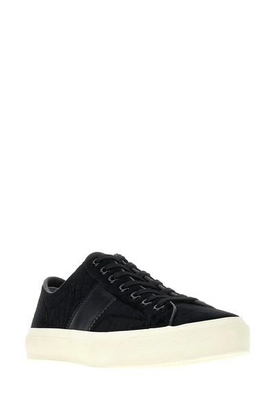 Shop Tom Ford Sneakers In Black