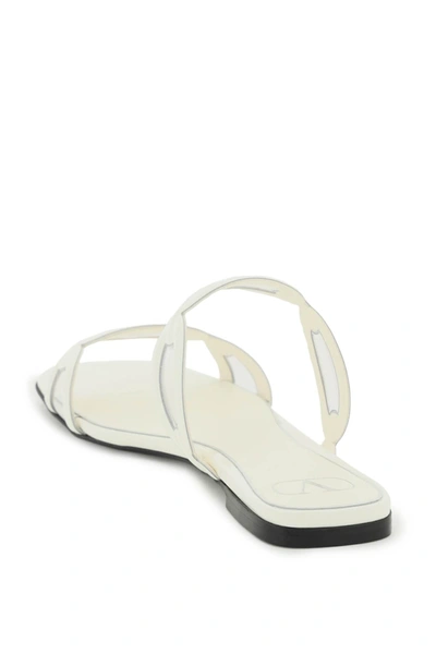 Shop Valentino Garavani Slippers In White