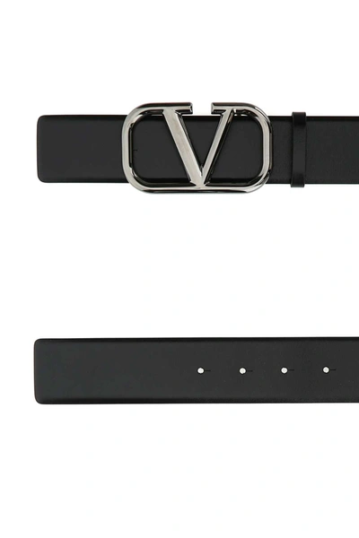 Shop Valentino Belts In Black