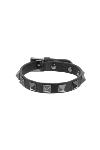 Shop Valentino Garavani Bracelets In Black