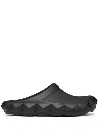 Shop Valentino Garavani Slippers In Black