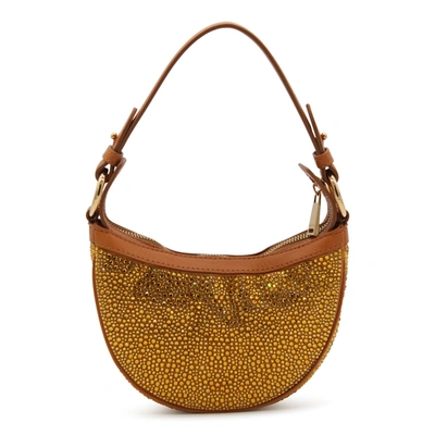 Shop Versace Bags In Caramel/ Gold