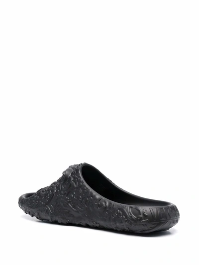 Versace Sandals In Black