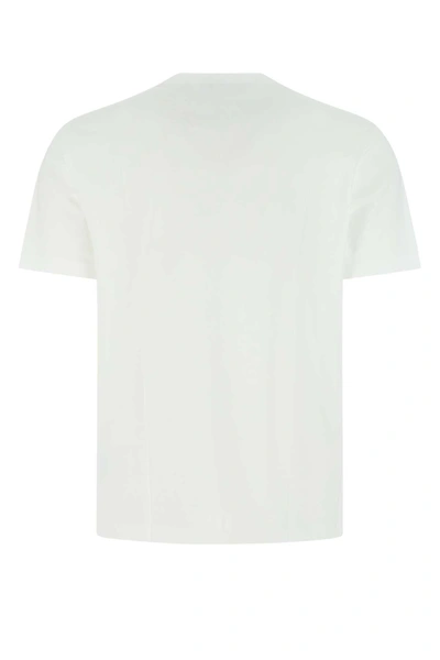 Shop Versace T-shirt In White