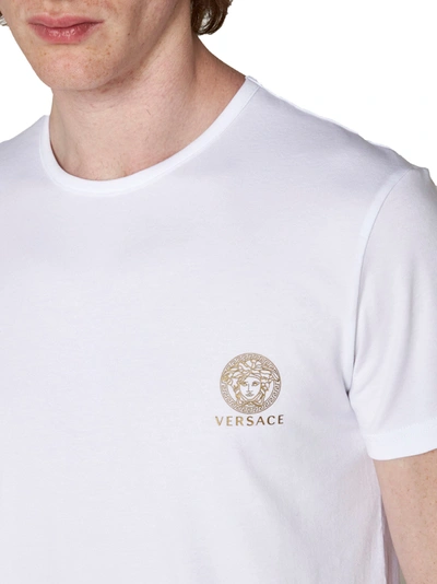 Shop Versace Underwear Underwear In Optic White