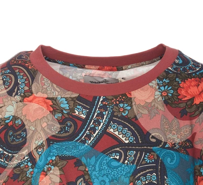 Shop Vivienne Westwood Rose Paisley Cotton T-shirt