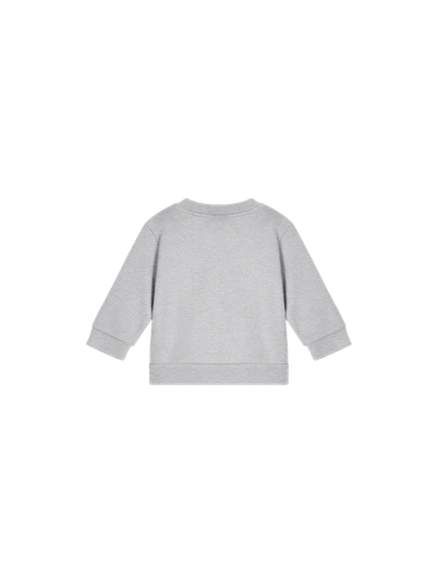 Shop Pangaia Baby 365 Midweight  Sweater — Grey Marl 12-18m