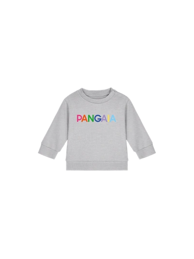 Shop Pangaia Baby 365 Midweight  Sweater — Grey Marl 9-12m