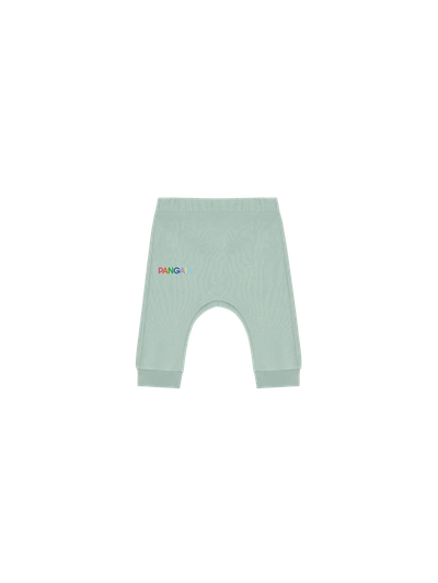 Shop Pangaia Baby 365 Midweight  Track Pants — Eucalyptus Blue 3-6m