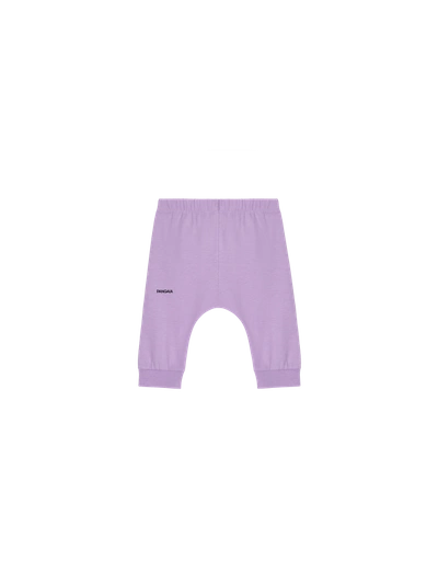 Shop Pangaia Baby 365 Lightweight Track Pants — Orchid Purple 0-3m
