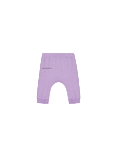 Shop Pangaia Baby 365 Lightweight Track Pants — Orchid Purple 0-3m