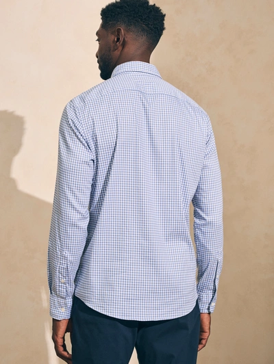 Shop Faherty Movement&trade; Shirt (tall) In Light Blue Gingham