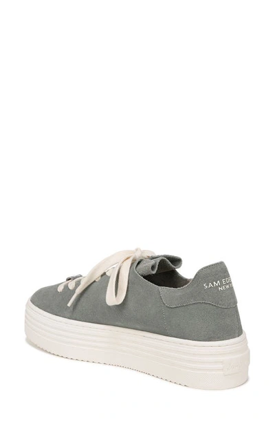 Shop Sam Edelman Pippy Platform Sneaker In Sky Grey