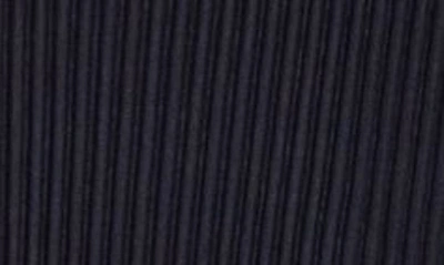 Issey Miyake Basic Pleated Polo Shirt In Navy