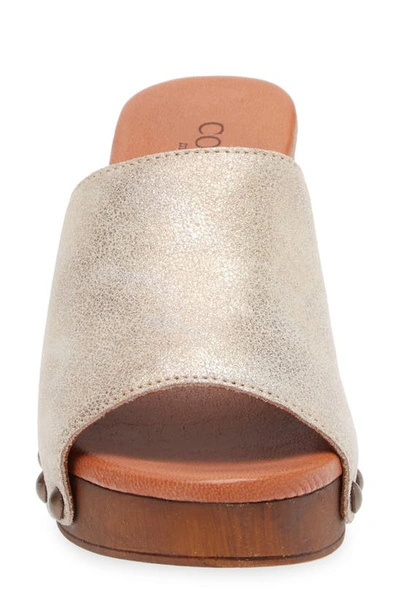 Shop Cordani Whitley Shimmer Platform Slide Sandal In Granito Corda