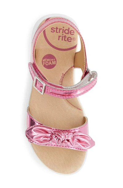 Shop Stride Rite Sr Whitney Sandal In Hot Pink