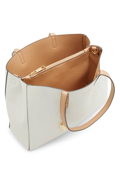 Shop Aldo Wilmer Faux Leather Tote In Beige Overflow