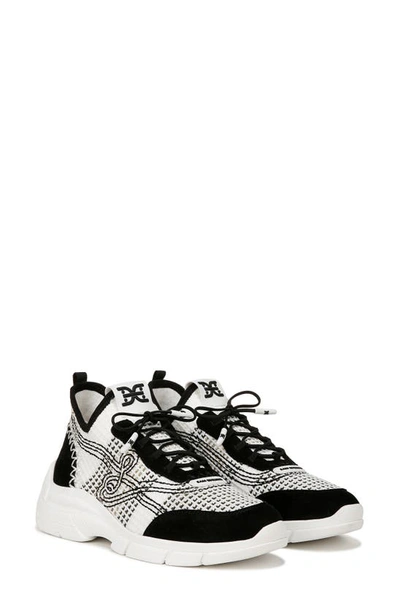 Shop Sam Edelman Chelsie Knit Sneaker In Black Multi