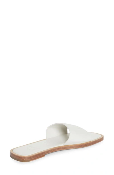 Christian Louboutin Cl Logo Slide Sandal In White