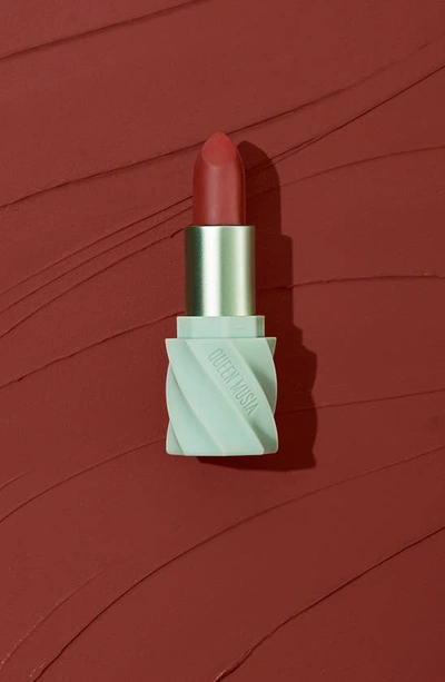Shop Queen Musia Matte Creme Lipstick, 0.14 oz In Ada