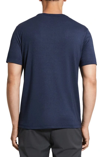 Theory Anemone Milano Essential Tee In Eclipse Multi