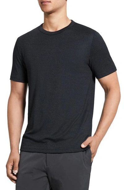 Theory Essential Tee In Anemone Modal Jersey In Black Multi