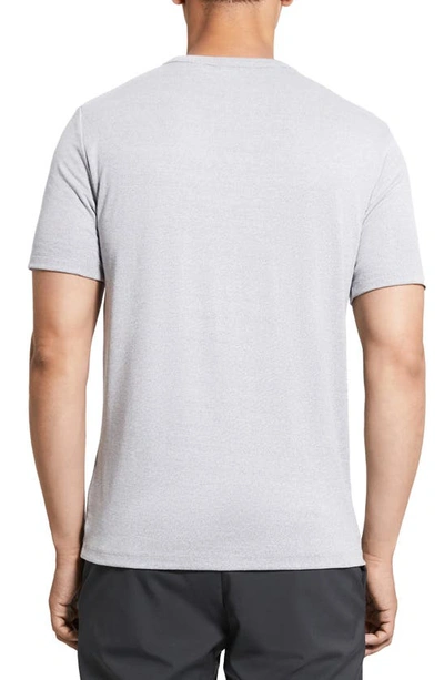 Theory Essential Tee In Anemone Modal Jersey In Grey Multi