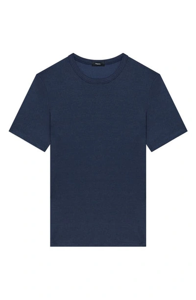 Theory Anemone Milano Essential Tee In Eclipse Multi