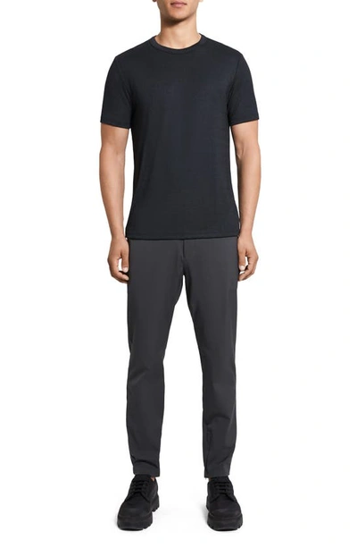 Theory Essential Tee In Anemone Modal Jersey In Black Multi