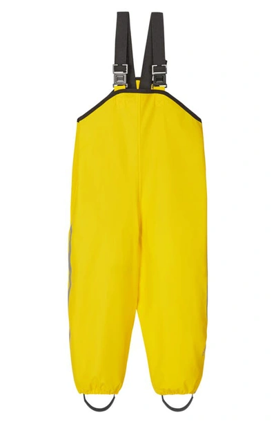 Shop Reima Kids' Lammikko Waterproof Rain Pants In Yellow