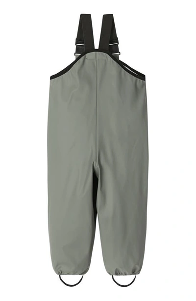 Reima Kids' Lammikko Waterproof Rain Pants In Greyish Green