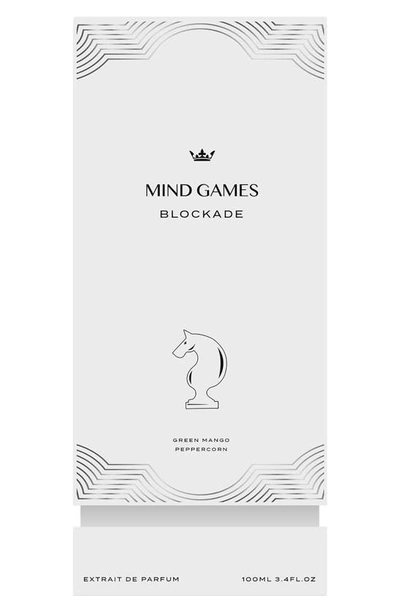 Mind Games Unisex Blockade Extrait De Parfum Spray 3.4 oz Fragrances 850034671123 In White