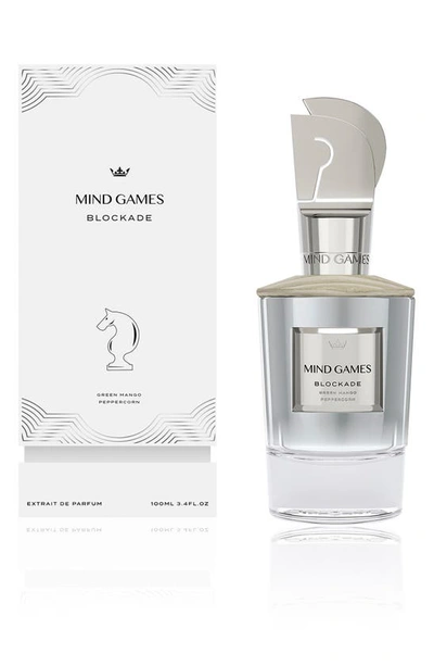 Mind Games Unisex Blockade Extrait De Parfum Spray 3.4 oz Fragrances 850034671123 In White