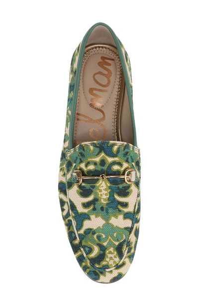 Shop Sam Edelman Loraine Bit Loafer In Turquoise Green Multi