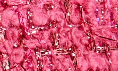 Shop Valentino Garavani Bombato Sequin Metallic Tweed Headband In Pink