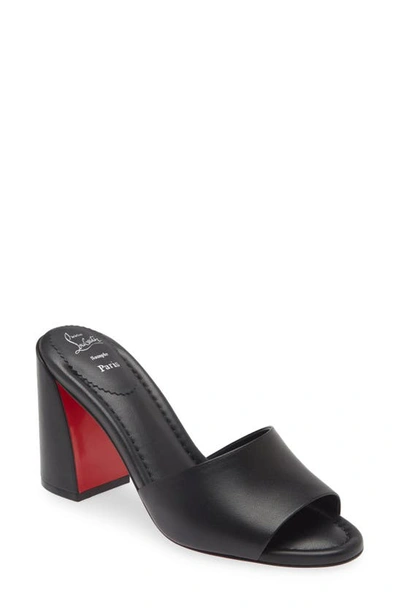 Shop Christian Louboutin Jane Slide Sandal In Black