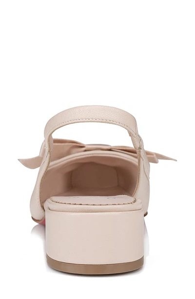 Christian Louboutin Mamaflirt 30mm Leather Slingback Ballet Flats In Leche