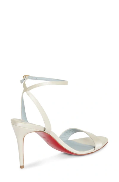 Christian Louboutin Loubigirl Ankle Strap Sandal In White