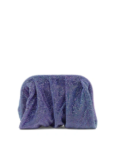 Shop Benedetta Bruzziches "venus La Petite" Clutch In Blue