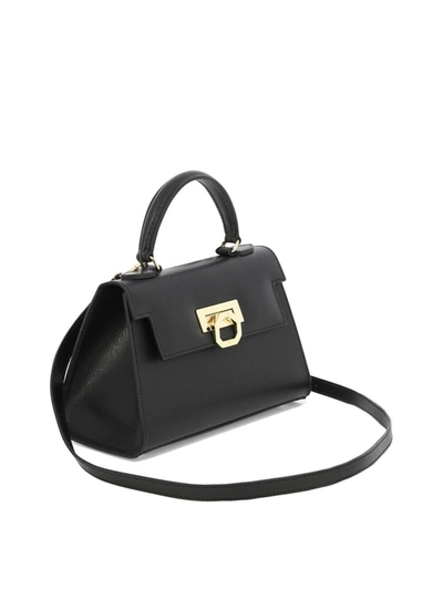 Shop Carbotti "greta" Handbag In Black