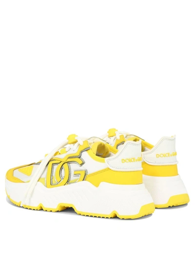 Shop Dolce & Gabbana "daymaster" Sneakers In Yellow