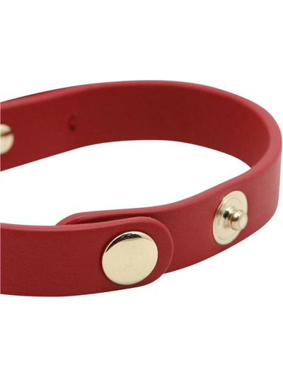 Shop Ferragamo "vara" Bracelet In Red