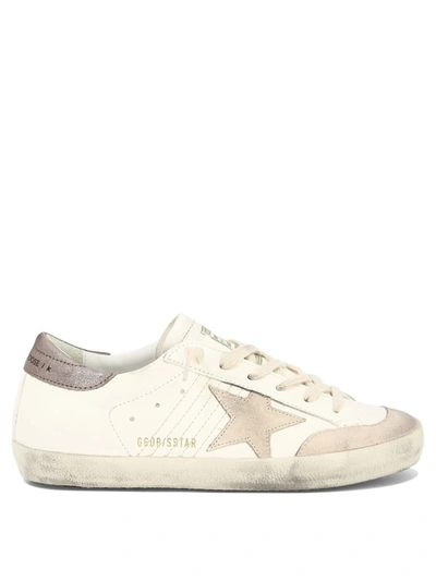 Shop Golden Goose "super-star" Sneakers In White