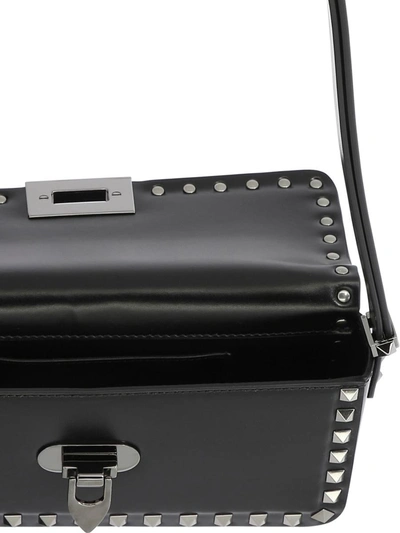 Valentino Studded Chain Strap Bag In Black