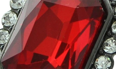 Olivia Welles Diana Drop Earrings In Red