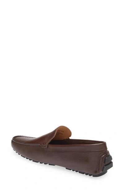 Nordstrom Bend Venetian Driving Shoe In Brown Chocolate