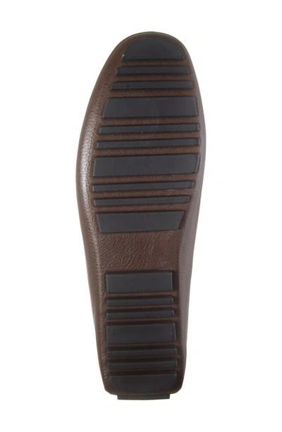 Nordstrom Bend Venetian Driving Shoe In Brown Chocolate