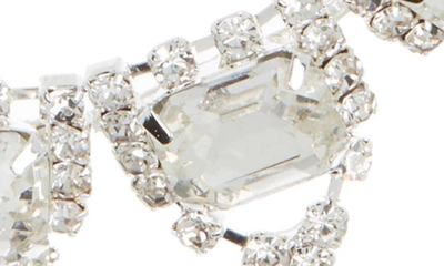 Shop Tasha Crystal Frontal Necklace In Silver