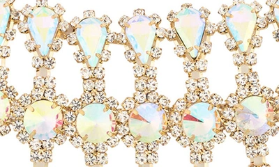 Shop Tasha Crystal Drop Necklace In Gold